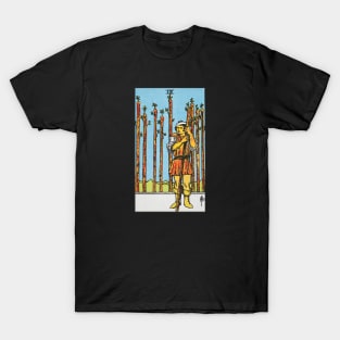 Nine of wands tarot card T-Shirt